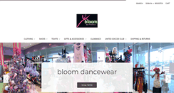 Desktop Screenshot of bloomdancewear.com