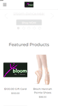 Mobile Screenshot of bloomdancewear.com